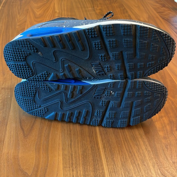 Nike Air Max Black Blue with Liner - Picture 6 of 6